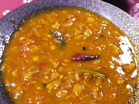 インド風タマリンドレンズ豆スープ